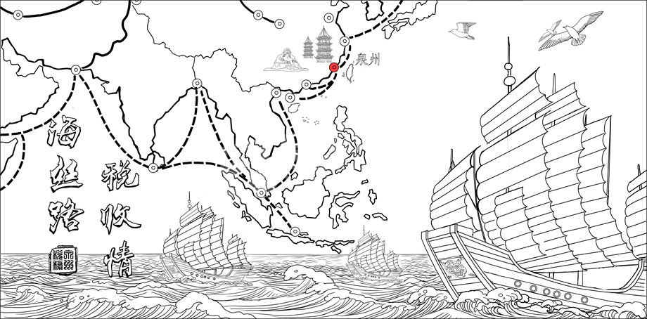 福建泉州稅務(wù)局鍛銅浮雕原創(chuàng)設(shè)計及安裝項目
