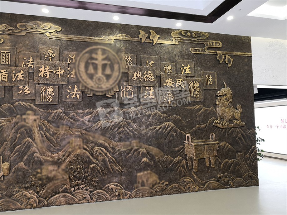 博物館展廳展陳玻璃鋼仿黃銅浮雕玻璃鋼仿鑄銅雕塑圓雕設(shè)計定制